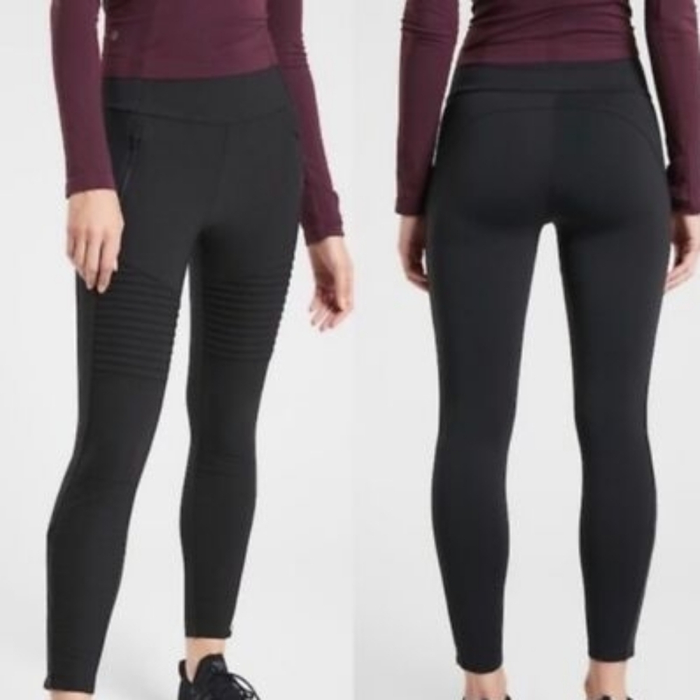 Athleta Headlands Hybrid Moto Tights - Pair